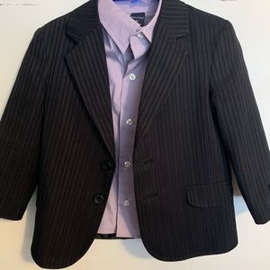 Boys size 4T striped suit